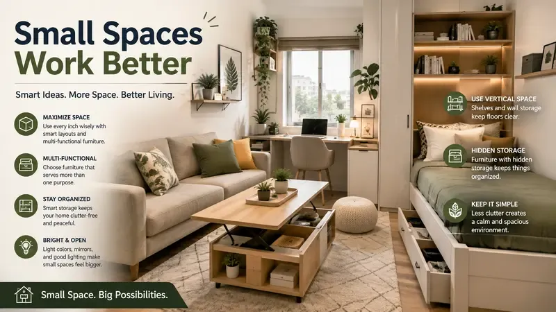 Small Spaces Work Better