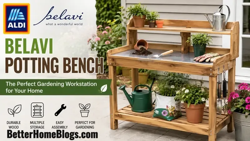 aldi belavi potting bench